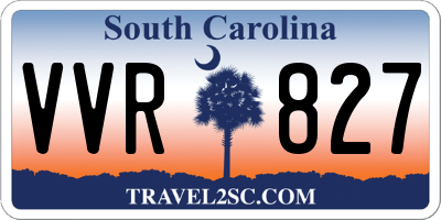 SC license plate VVR827