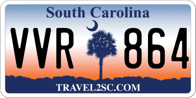 SC license plate VVR864
