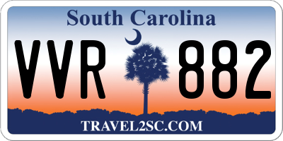 SC license plate VVR882