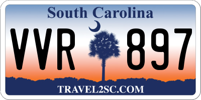 SC license plate VVR897
