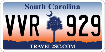 SC license plate VVR929