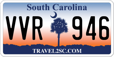 SC license plate VVR946