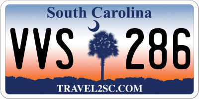 SC license plate VVS286