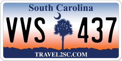 SC license plate VVS437