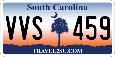 SC license plate VVS459