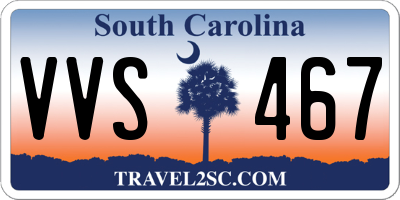 SC license plate VVS467