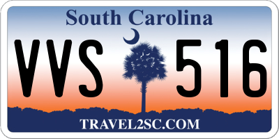 SC license plate VVS516