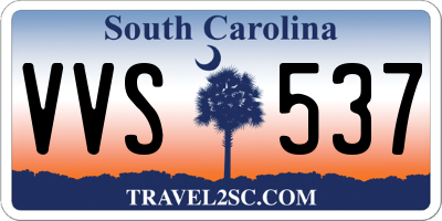 SC license plate VVS537