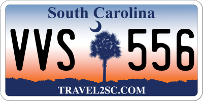 SC license plate VVS556