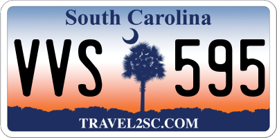 SC license plate VVS595