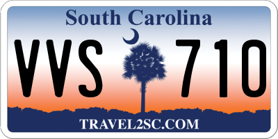 SC license plate VVS710