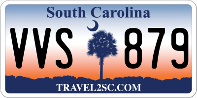 SC license plate VVS879