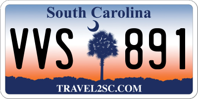 SC license plate VVS891