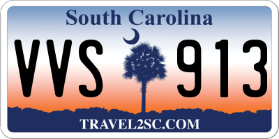 SC license plate VVS913