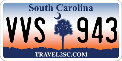 SC license plate VVS943