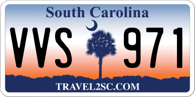 SC license plate VVS971