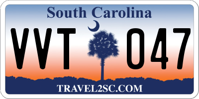 SC license plate VVT047
