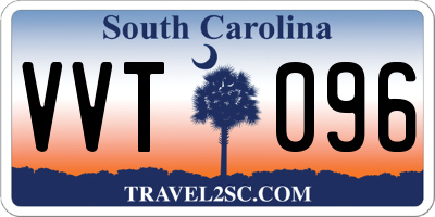 SC license plate VVT096