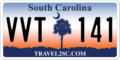 SC license plate VVT141