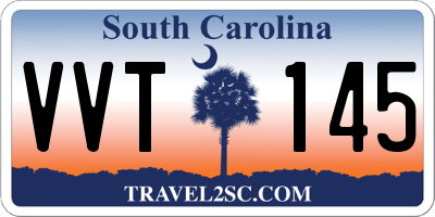 SC license plate VVT145