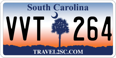 SC license plate VVT264