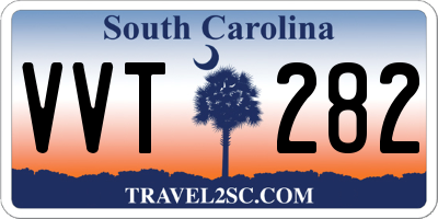 SC license plate VVT282