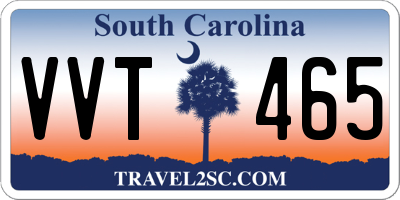 SC license plate VVT465