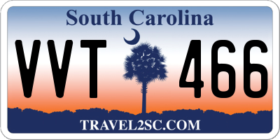SC license plate VVT466