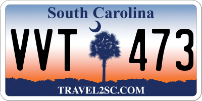 SC license plate VVT473