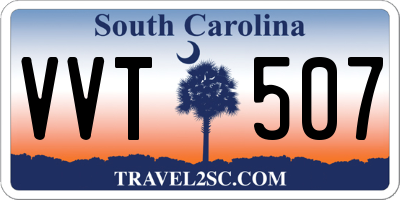 SC license plate VVT507