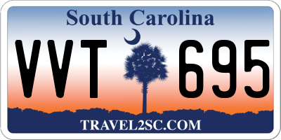 SC license plate VVT695