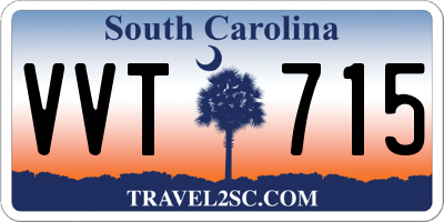 SC license plate VVT715