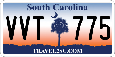 SC license plate VVT775