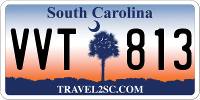 SC license plate VVT813