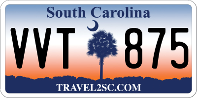 SC license plate VVT875