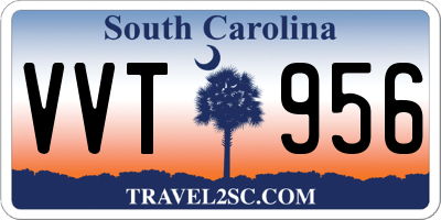 SC license plate VVT956