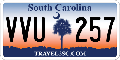 SC license plate VVU257