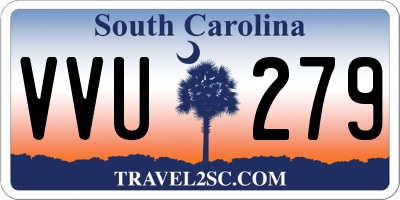 SC license plate VVU279