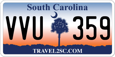 SC license plate VVU359