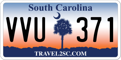 SC license plate VVU371