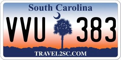 SC license plate VVU383