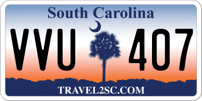 SC license plate VVU407