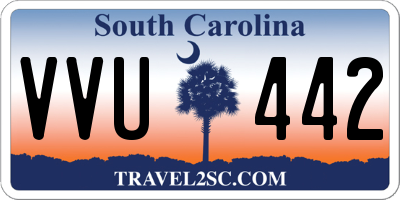 SC license plate VVU442