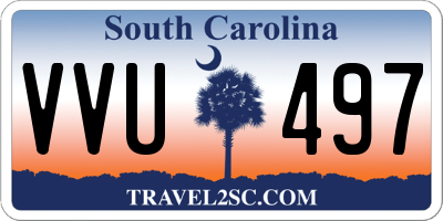 SC license plate VVU497
