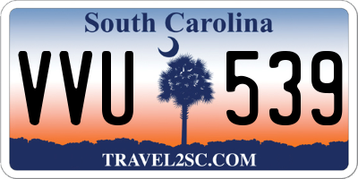 SC license plate VVU539