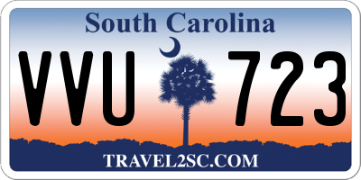 SC license plate VVU723