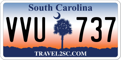 SC license plate VVU737