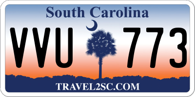 SC license plate VVU773