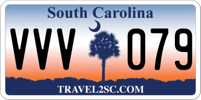 SC license plate VVV079