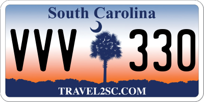 SC license plate VVV330
